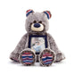 Demdaco Military Here To Hug Photo Natural Brown 12 Inch Plush Polyester Stuffed Bear