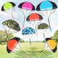 LOMIMOS 9pcs Parachute Toy Tangle Free Throw tossing Parachute Outdoor Toss It Up Flying Paratrooper Toy Hand Army Soldier for Children Kid Party Favor