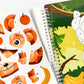 Animal Habitats Sticker Book, Crafts For Kids Age 4-8, Paint By Number Sticker Book And Coloring Pad, Fun Sticker Puzzle, 10 Sce