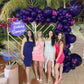 Jobkoo Purple Balloons 12 Inch, 50Pcs Dark Purple Balloon Matte Royal Purple Latex Balloons For Arch Deep Purple Party Helium Ba