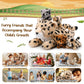 Silipull 5 Pcs Cheetah Stuffed Animals Set Large Mommy Cheetah Plush With 4 Soft Cuddly Baby Cubs In Her Tummy For Boys Girls Bi