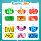 Sensory Fidget Toys For Kids Toddlers - Squishy Sensory Products For Autistic Autism Children Special Needs, Fidgets For Classroom Stress Anxiety Calm Down, Squeeze Sensory Tube Filled Goo, Glitter