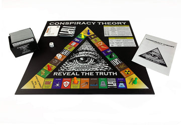 Neddy Games Conspiracy Theory Trivia Board Game - 3rd Edition, Multicolor, Cardstock Material
