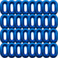 Foil Chain Balloons Jumbo Chain Balloons For 80S 90S Party Decorations Giant Balloon Chain Balloons Gold (Blue, 16 Inch)