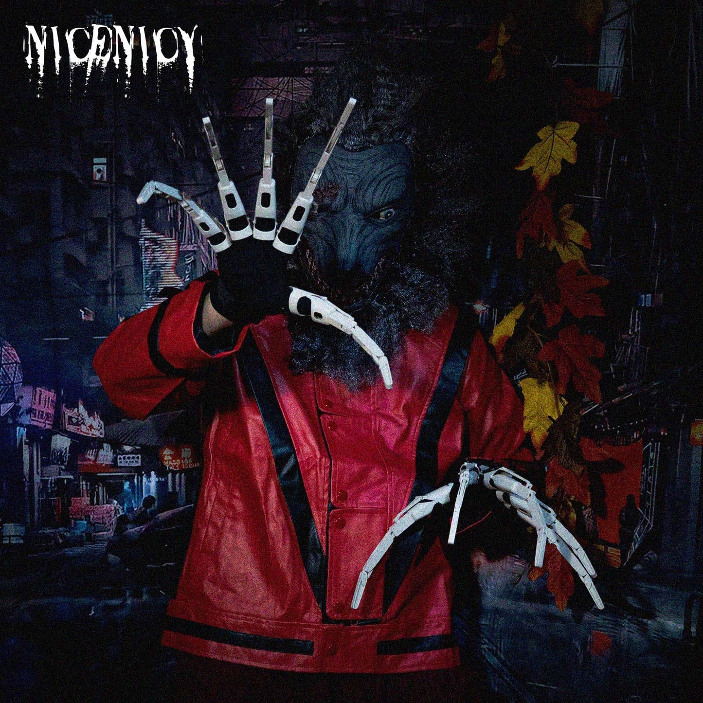 Halloween Articulated Fingers With Protective Gloves, Articulated Finger Extensions, Finger Claw With Protective Gloves, Scary A