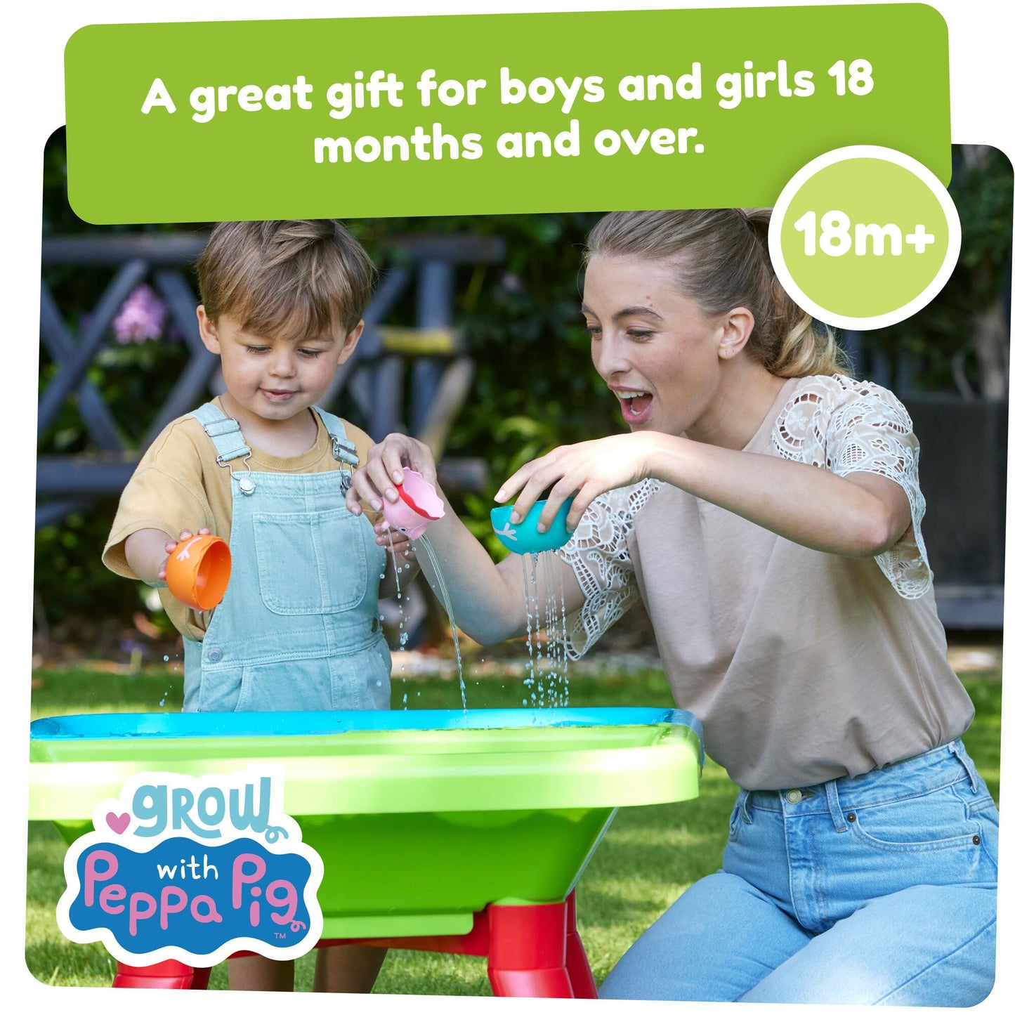 Tomy Toomies Peppa Pig Nesting Family - Includes Peppa Pig, Mummy Pig, Daddy Pig And Rattling George - Sorting And Pouring Toddler Bath Toys - Toddler Water Toys For Bath - Ages 18 Months And Up