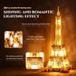 Funpola Led 3D Puzzle Eiffel Tower Building Model - 3D Architecture Building Model - Landmark Of Paris At Night - 3D Acrylic Puz