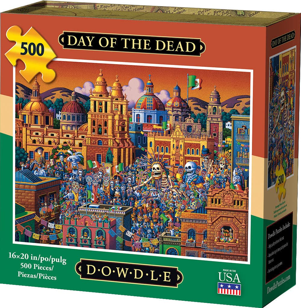 D·O·W·D·L·E 500 Piece Jigsaw Puzzle - Day of The Dead - Model 00462