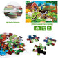 Jumbo Floor Puzzle For Kids,Farm Animals Jigsaw Large Puzzles,48 Piece Barn Puzzle For Toddler Ages 3-5,Children Learning Preschool Educational Toys,Birthday Gift For 4-8 Years Old Boy And Girl