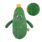 Baboli Adorable Pickle Stuffed Animal Cucumber Plush Plant With Smile Face And Yellow Corolla Pretty Cute Plushie Toy Gift For Any Pickle Lover 12 Inches (Naughty-L)