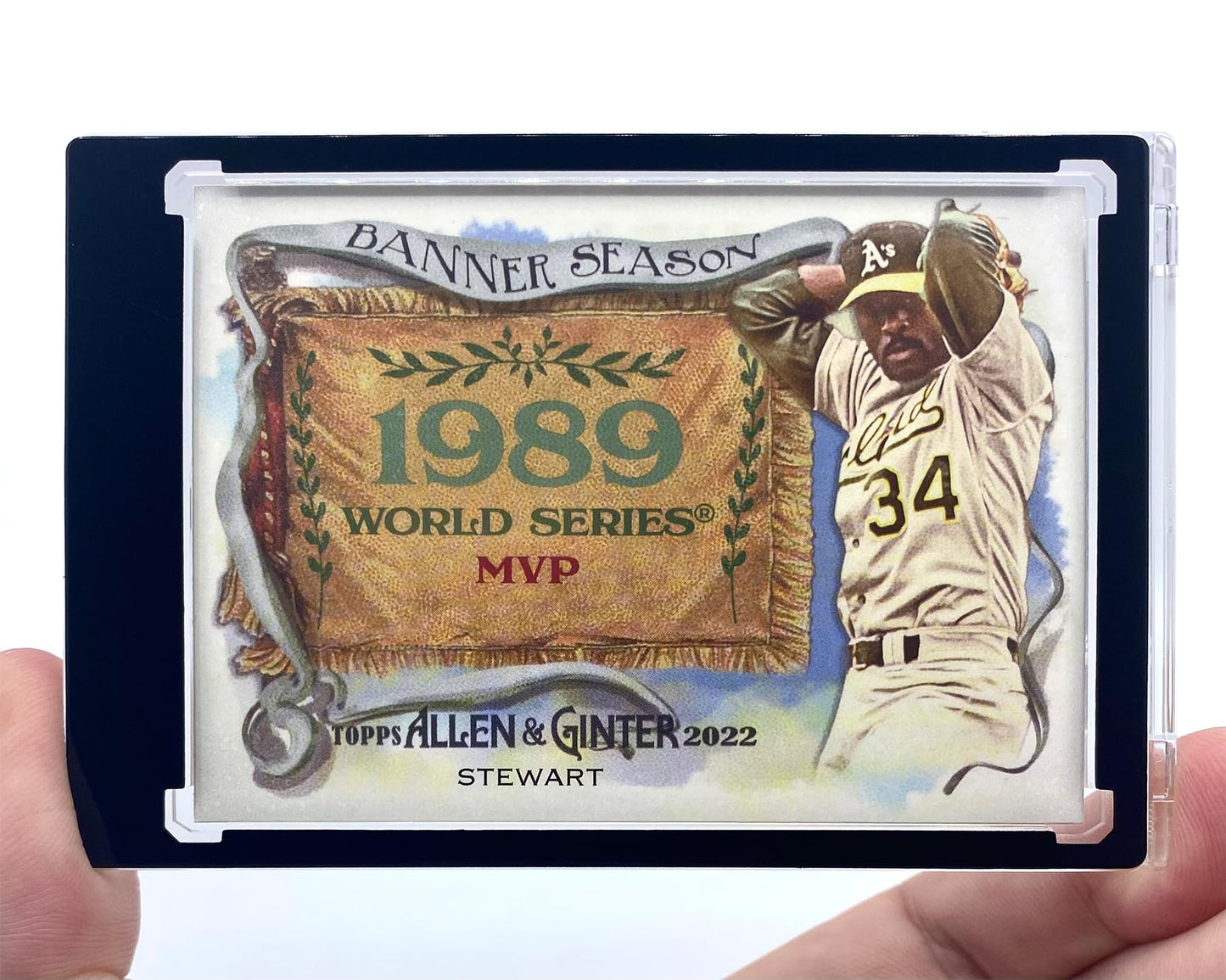 Caseforce Black Border Magnetic Card Holder One Touch Case - 35Pt - 5 Pack