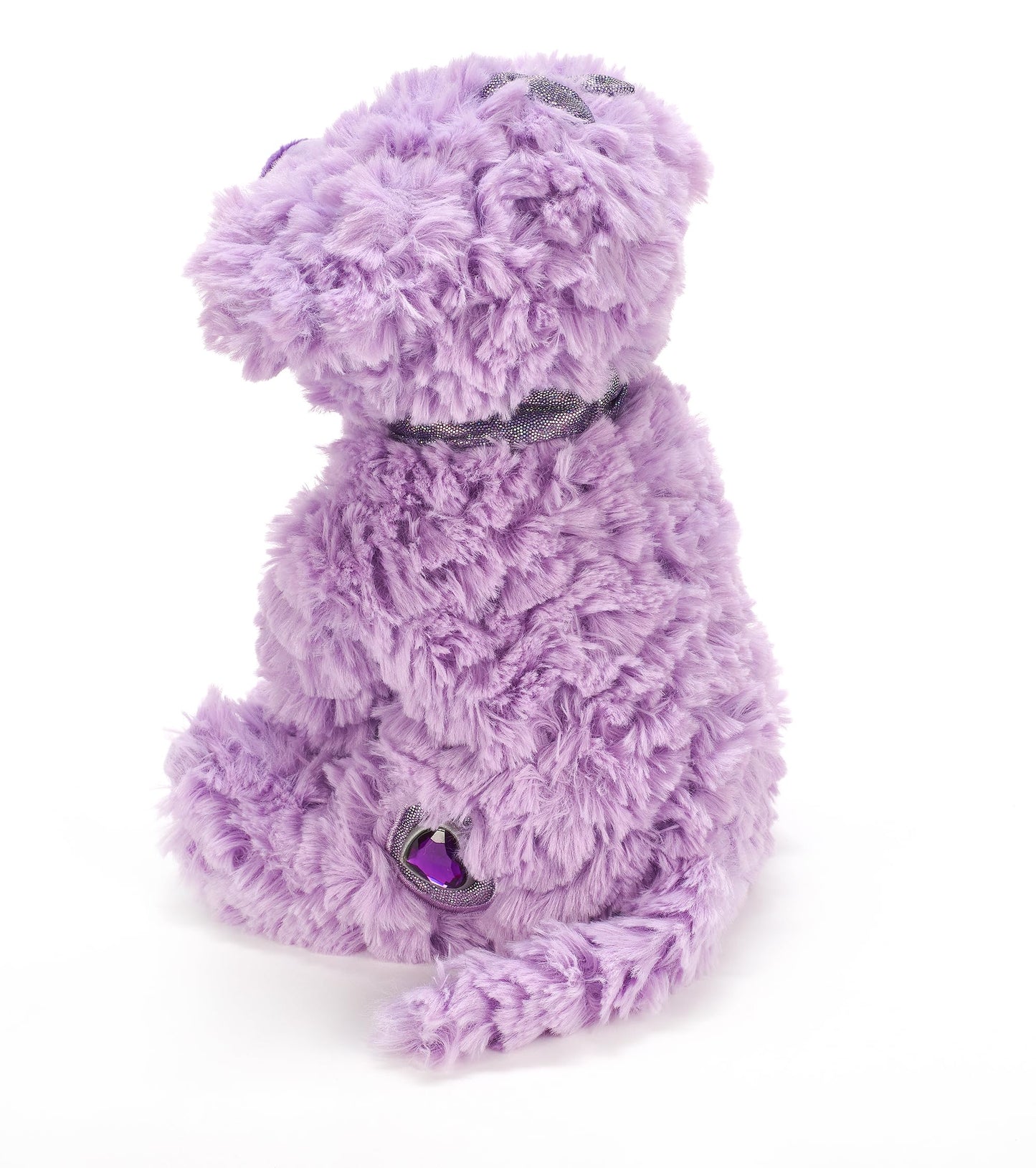 The Petting Zoo Scruffy Dog Plush Toy, Purple 9" Stuffed Animal, Model 413804, Gifts for Girls, Soft Polyester