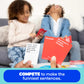 WHAT DO YOU MEME? Grounded for Life Family Card Game - Fun for Kids & Adults - Red & Blue - Model GFL433 - Paper Material