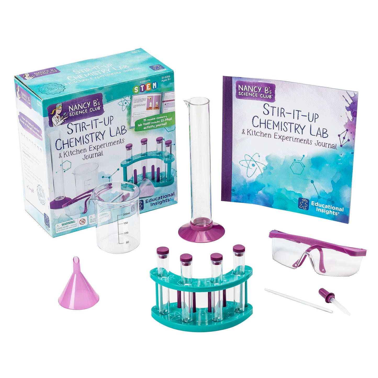 Educational Insights Nancy B'S Science Club Stir-It-Up Chemistry Lab & Kitchen Experiments Journal