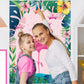 Astaron Pin The Crown On The Flamingo, Flamingo Theme Party Game With 24 Crowns For Kids Birthday And Hawaiian Luau Tiki Party Supplies