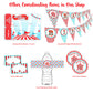 Circus Carnival Happy Birthday Banner Pennant