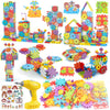DEKILEA Building Toys, 234 Pieces Upgrade Gear Building Blocks Set Kids Tool Set with Electric Drill, Construction Toys STEM Kit