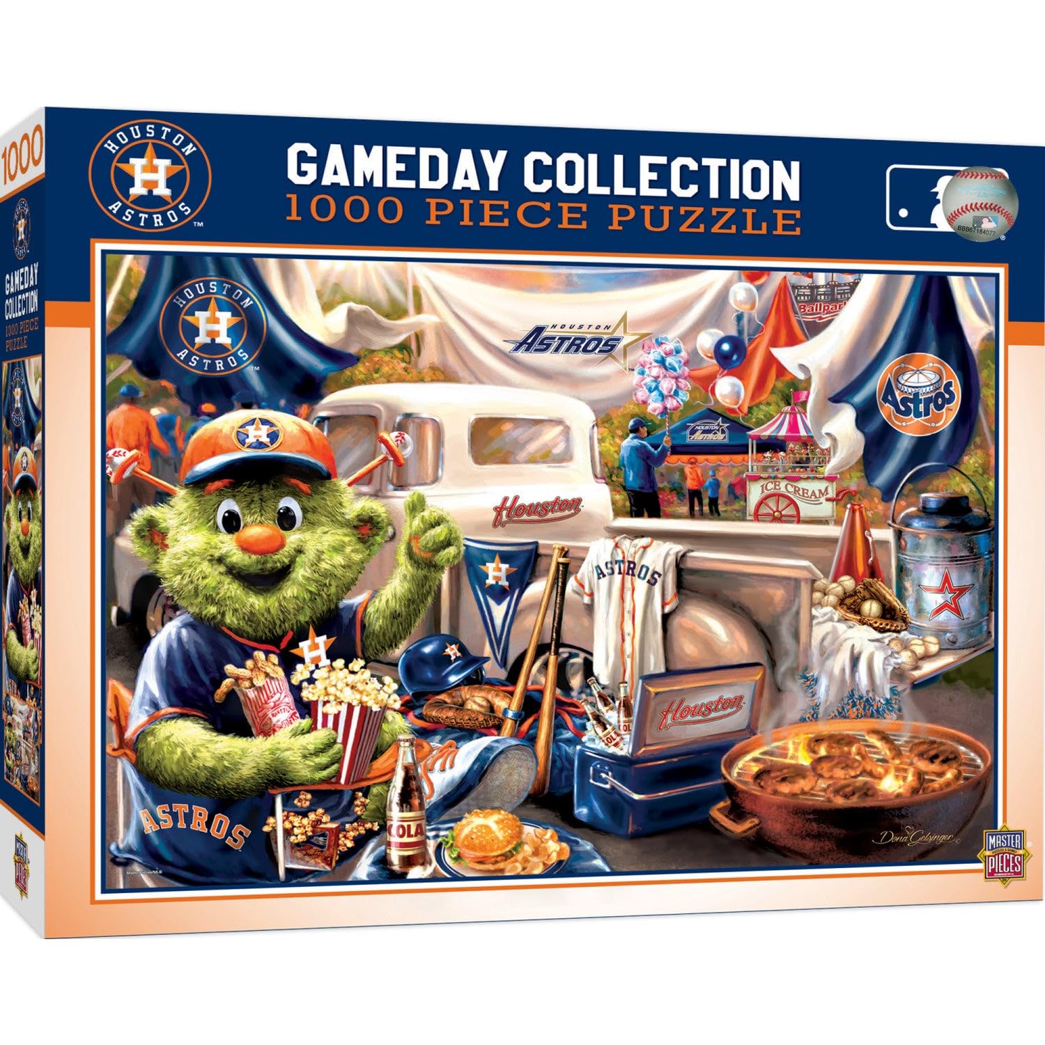 MasterPieces 1000 Piece Jigsaw Puzzle for Adults - MLB Houston Astros Gameday - 19.25x26.75