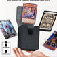 Zlca Card Deck Box For Mtg Yugioh Tcg, Card Storage Box With Dividers Holds 100+ Sleeved Cards, Premium Card Deck Case Compatible With Ccg Trading Cards (Purple,Puzzle)