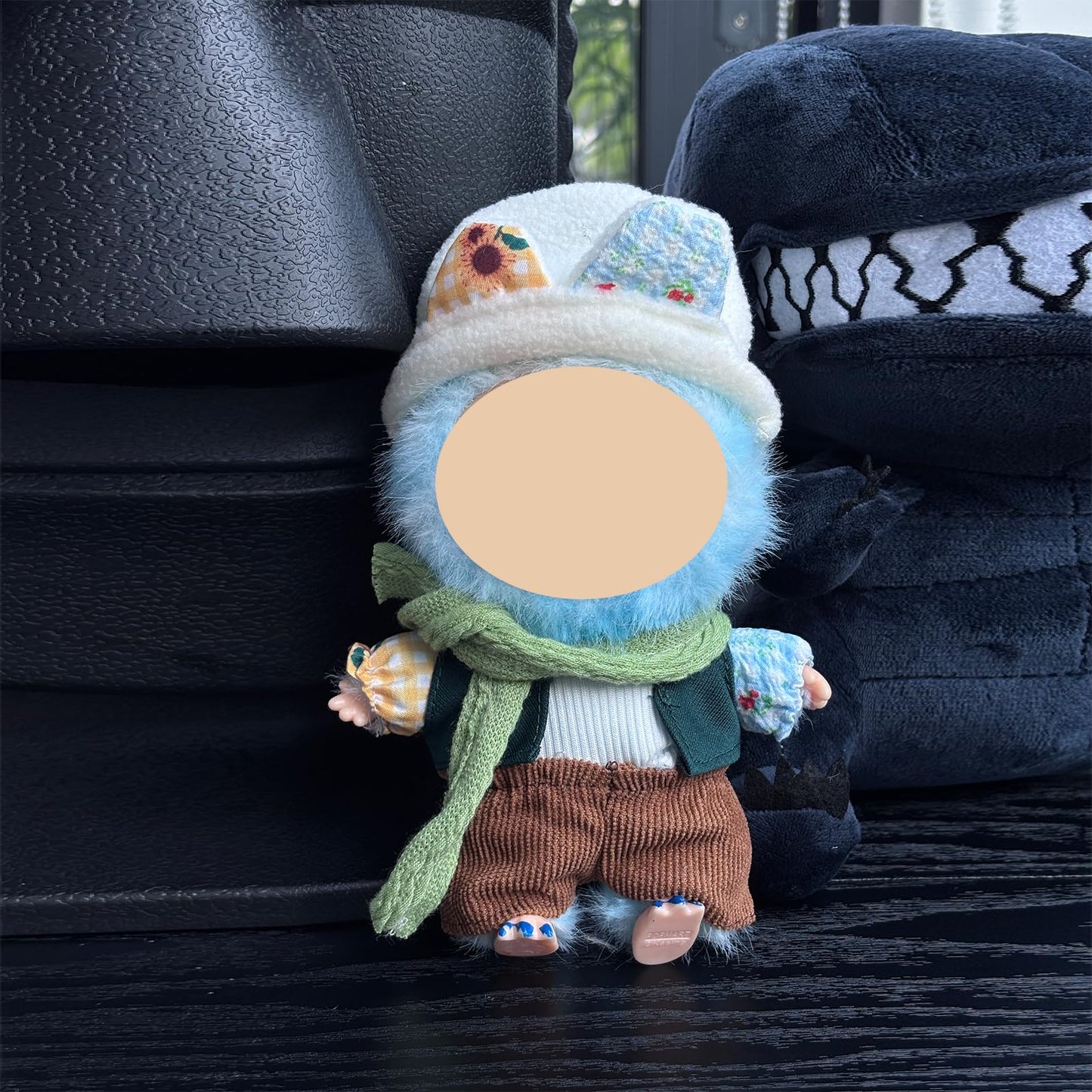 Doll Clothes - Compatible with LBB 5.91-6.7inch(15-17cm) Dolls as Accessories Only  enhanced Dolls Outfit with Accessories  Hand Crocheted Hat  Sweaters  Bag 17