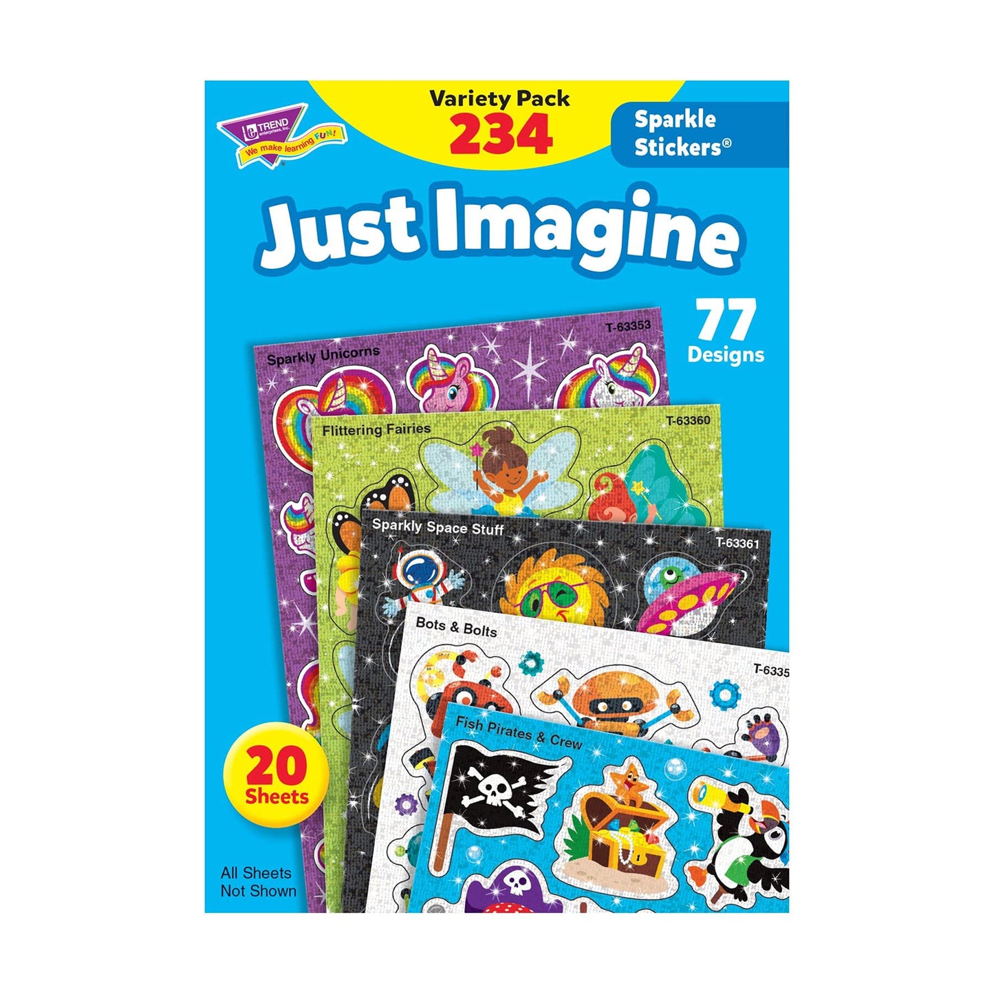 JUST IMAGINE SPARKLE STICKERS