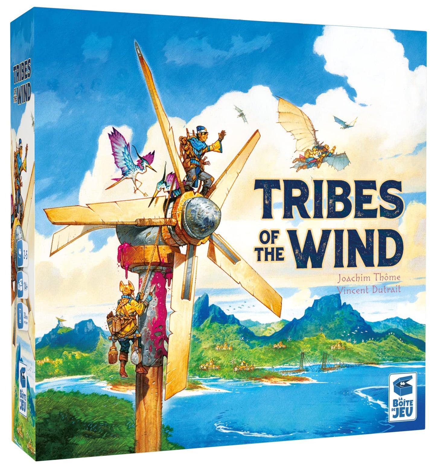 Tribes of The Wind | Strategy Board Game | Ages 14+ | 2 to 5 Players | 60 Minutes