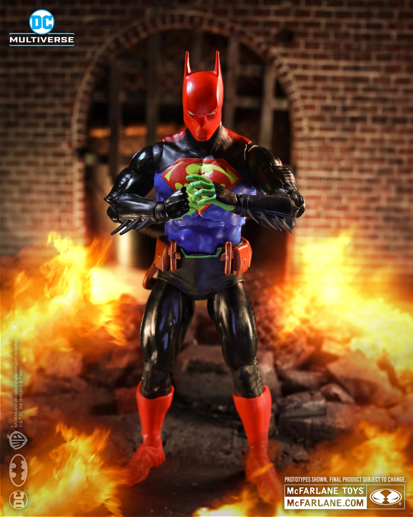 McFarlane Toys - DC Multiverse Batman/Superman Fusion (Batman/Superman: Worlds Finest) 7in Action Figure