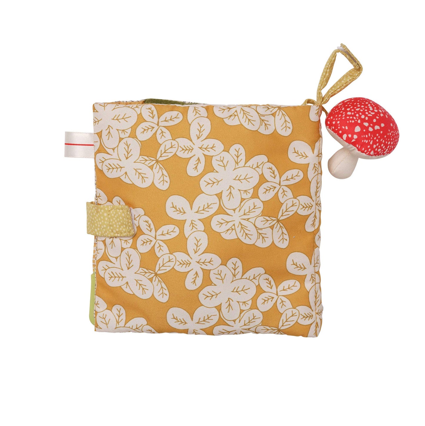 Manhattan Toy Deer One Soft Activity Crinkle Book & Pat Mat, Large, Multicolor, Model 161210, with Squeaker, Mirror, and Teether