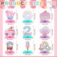 Hotop 9 Pcs Donut Two Sweet Birthday Party Decorations Table Honeycomb Centerpieces Table Topper Doughnut Birthday Sign Decor Girls Theme Party Supplies For Baby Shower