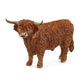 Schleich Farm World Realistic Highland Bull Cow Animal Figurine - Highly Detailed And Durable Farm Animal Toy, Fun And Educational Play For Boys And Girls, Gift For Kids Ages 3+