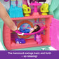 Polly Pocket Dolls And Playset, Set Sail Kitty Compact, Travel Toy With 1 Micro Doll, Pet Cats, Food & Fashion Styling Accessori