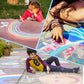 24 Pcs Sidewalk Chalk Set For Kids, 12 Colors Dust-Free Washable Outdoor Toddler Chalk With Holder For Blackboard Drawing Writin