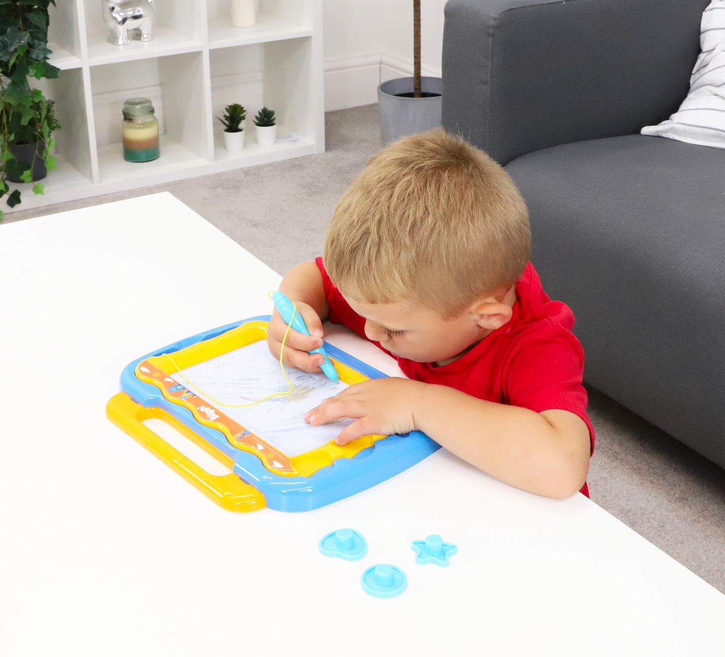 Toyland Blippi Magnetic Drawing Board - Writing & Drawing Tablet - Creative Toys - Ages 3+