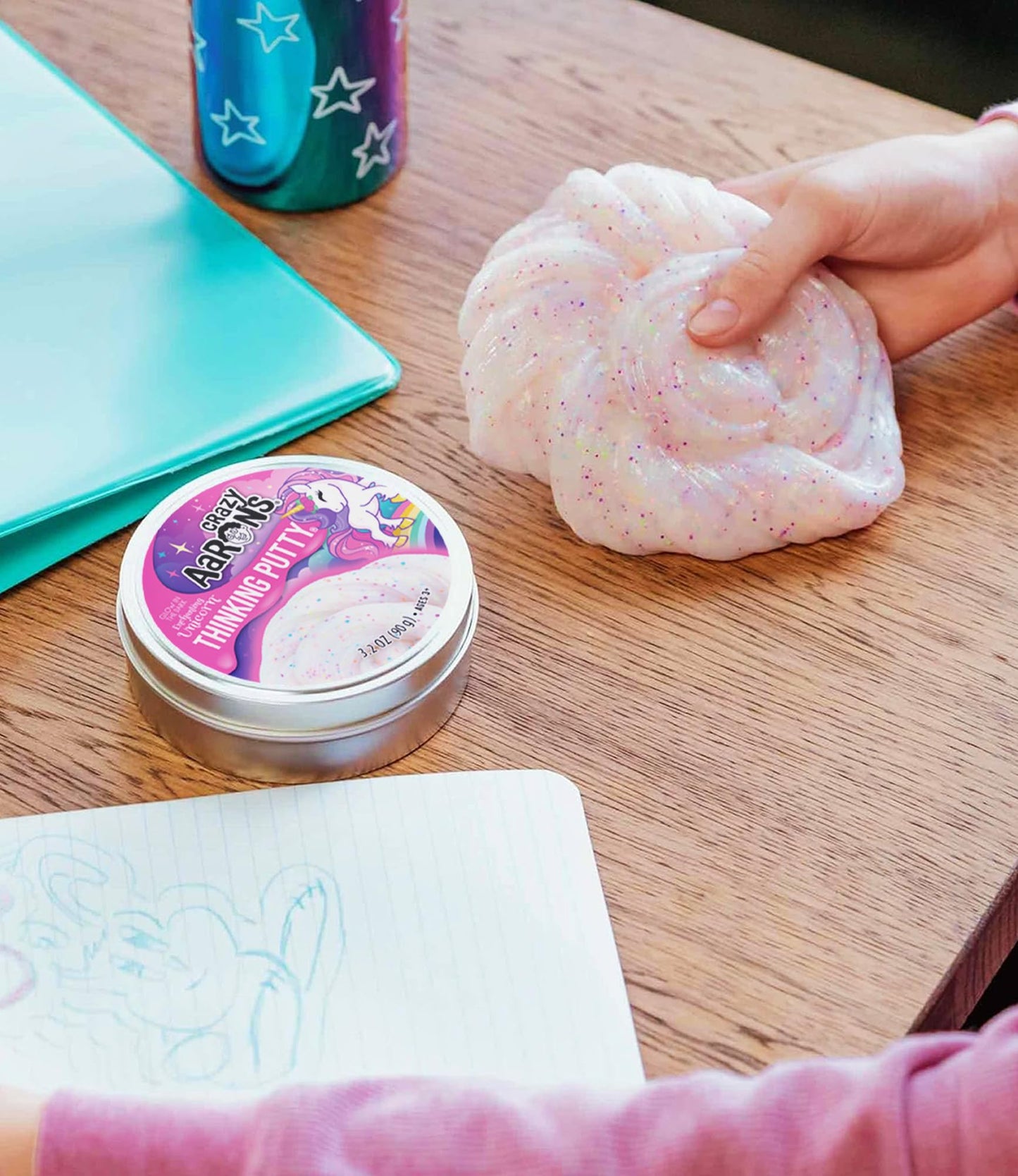 Crazy Aaron'S Enchanting Unicorn 4' Tin Thinking Putty