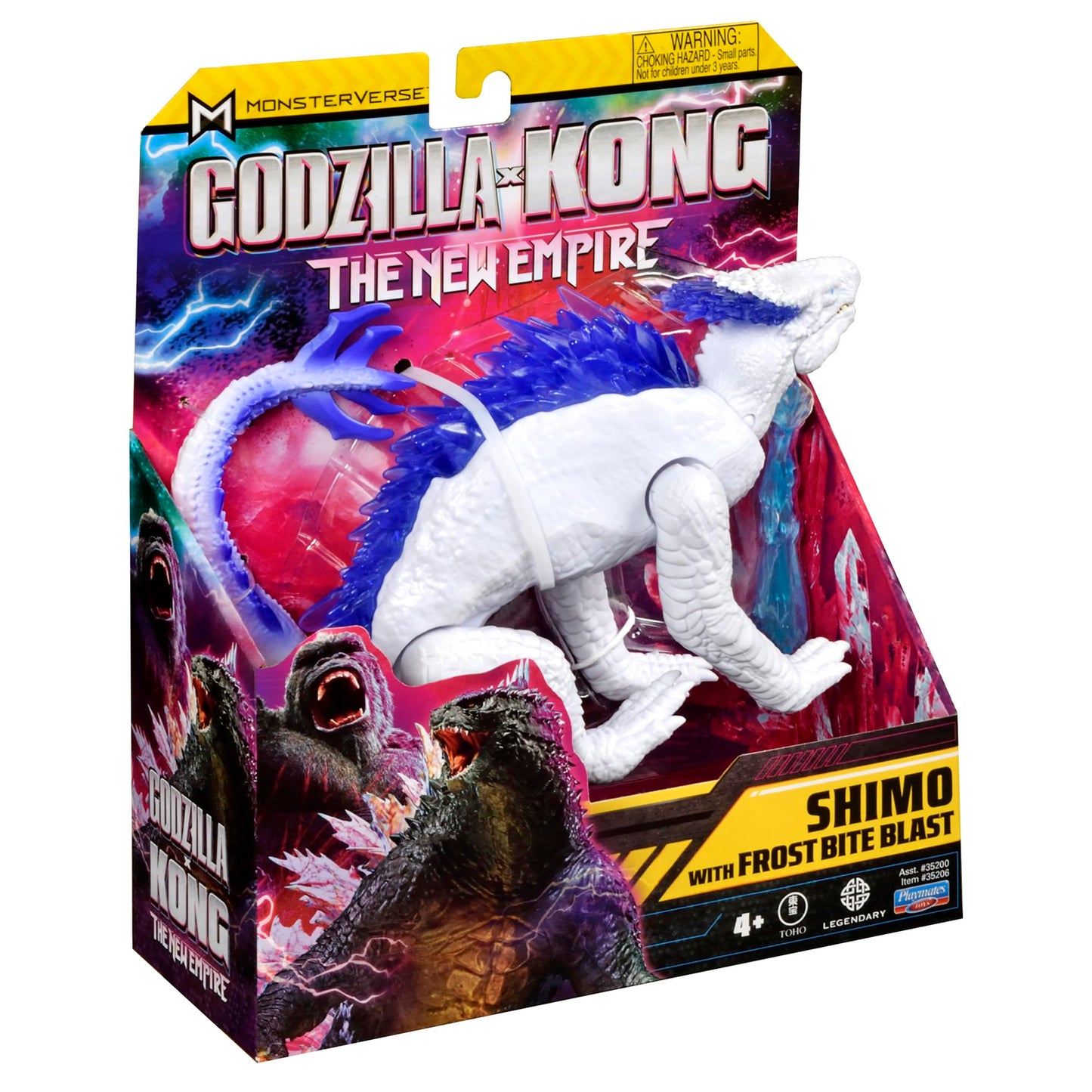 Godzilla X Kong Monsterverse 3 Inch Action Figure Basic Series - Shimo With Frost Bite Blast