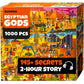 QUOKKA 1000 Piece Puzzle for mature-themeds Egyptian Gods - mature-themed Puzzles with Secret Tasks & Immersive Audio Story of Ancient Myths and Legends for Deep Relaxation for Challenge Puzzle Lovers