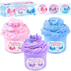 3 Pack Axolotl Butter Slime, Slime Kit with Pink, Blue, Purple Axolotl Charms, Soft and Stretchy, Slime Party Favor for Girls & 