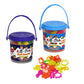 Rabbit KidDoh Fruit Scented + Kid Doh Neon Bucket with 24 Toys Set | Modelling Dough | Activity Set | Dough Kids Play | Multico