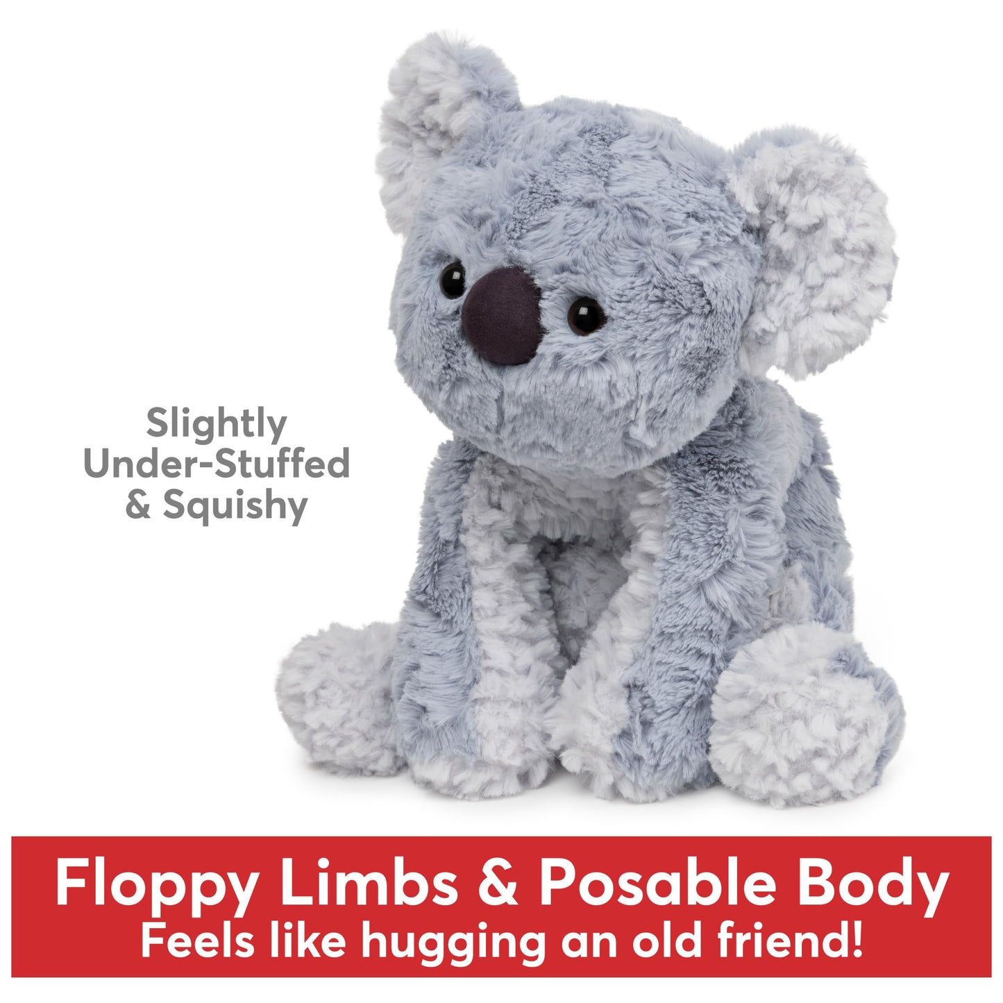 GUND Koala Stuffed Animal Plush Toy, Gray/White, 10", High Quality Materials, Ages 1 and Up, Model 6059818