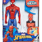 Spider-Man Marvel Titan Hero Series Blast Gear Action Figure Toy with Blaster  2 Projectiles and 3 protective covering Accessories  for Kids Ages 4 and Up