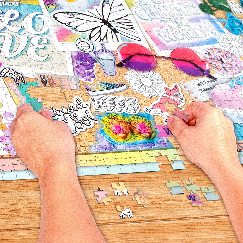 Fashion Angels Color & Bling Jumbo 1000 Piece Jigsaw Puzzle Design Kit