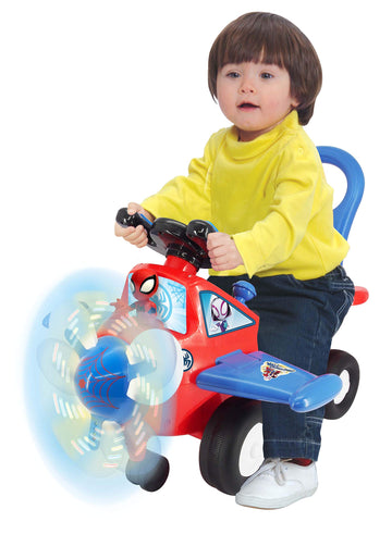 Kiddieland Lights 'N' Sounds Spidey Activity Plane