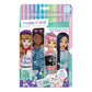 Make It Real – Fashion Design Sketchbook: City Style - Inspirational Fashion Design Coloring Book For Girls - Includes Sketchbook, Stencils, Stickers, And Fashion Design Guide