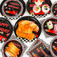 25 Guests Race Car Birthday Party Supplies Plates Napkins Forks Set Disposable Racing Car Tableware Paper Plates Dinnerware For