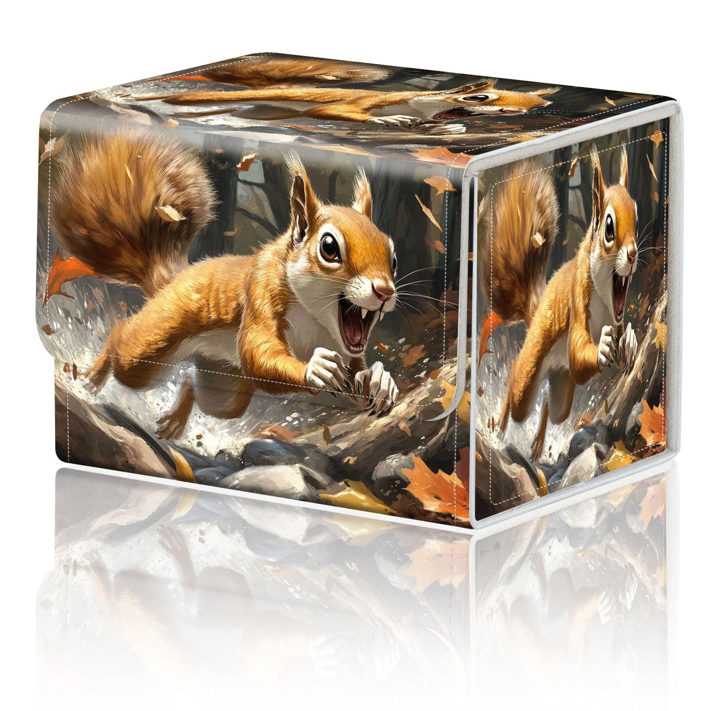 Degdfsgr Card Game Storage Box Tcg Deck Box Mtg Card Box Organizer Trading Card Case Commander Deck Box Tcg Card Storage Box Mag