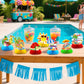 DTOFOOT 10Pcs Summer Party Decorations for Table,Hello Summer Honeycomb Centerpiece Hawaii Beach Pool Party Table Topper Decorat