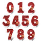 iNINGER Birthday Candle Number 13 Red NBA Birthday Cake Candle with Red Basketball Birthday Candle 13th,Birthday Party Kids Adul