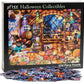Halloween Collectibles Jigsaw Puzzle 550 Piece By Vermont Christmas Company - Large Pieces - Fully Interlocking & Randomly Shaped Pieces - 24' X 18'