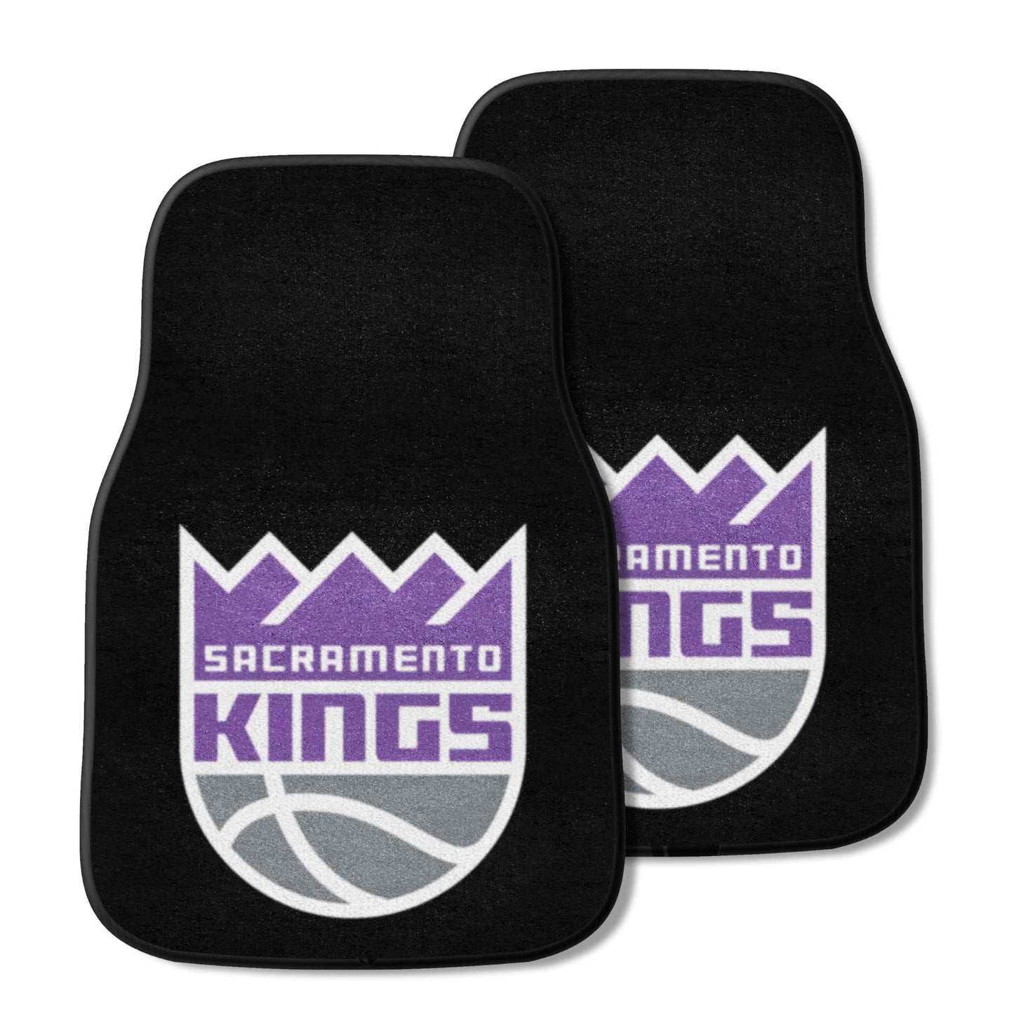 Fanmats 9397 NBA Sacramento Kings Front Row Nylon Carpet Car Mat - 2 Piece