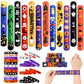 Garma 48Pcs Halloween Slap Bracelets Rubber Wristbands For Halloween Party Favors, Kids Girls Boys Toddlers Halloween Gifts
